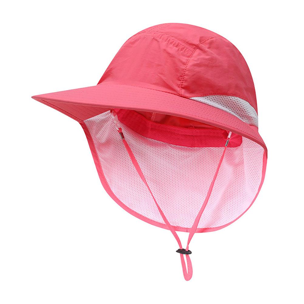 Outdoor Sports Sun Hat Quick-drying Bucket Hat With Wide Brim Neck Cover For Mountaineering Fishing