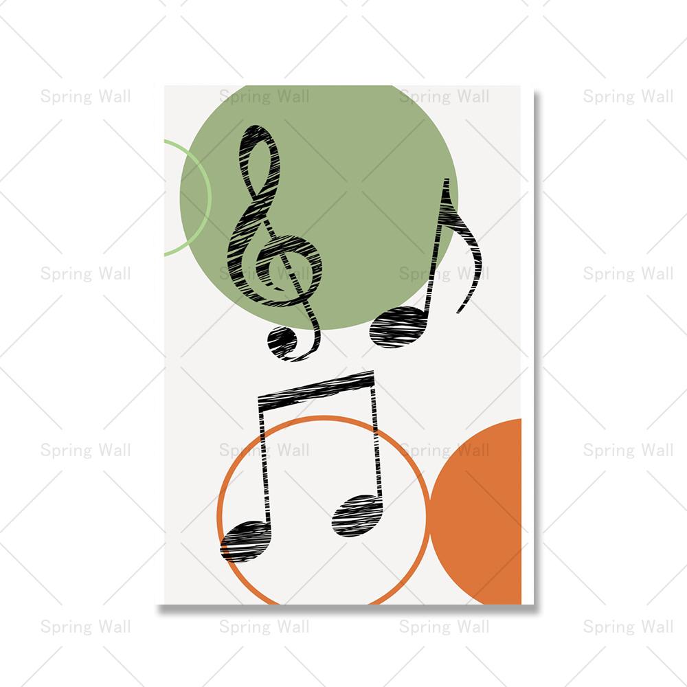 

Абстрактный граммофон Минималистичная музыка Скандинавские постеры и принты Современное настенное искусство Холст Живопись Декор Картинки для гостиной 21x30cm No Framed