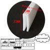 High-Temp Resistant Silicone U-Shaped Edge Seal Strip for Fiberglass Panel - Dustproof & Anti-Collision.