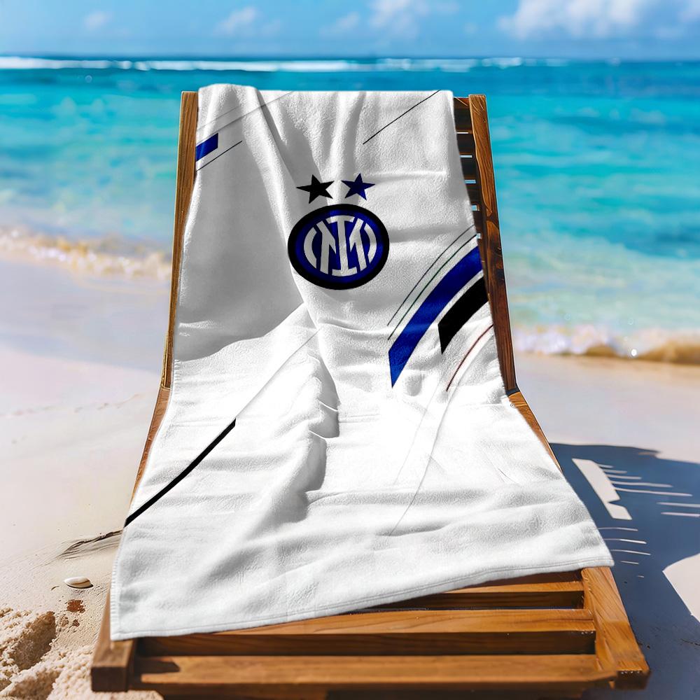 Inter Milan Beach Towel Soft Durable Quickdry Comfortable Lightweight Portable For Swimmingbeachcamping Travel Beach Accessoriesgym
