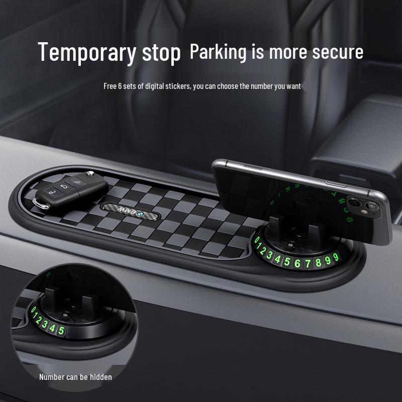 Non-Slip Car Dashboard Mat & Phone Holder for High Temperature