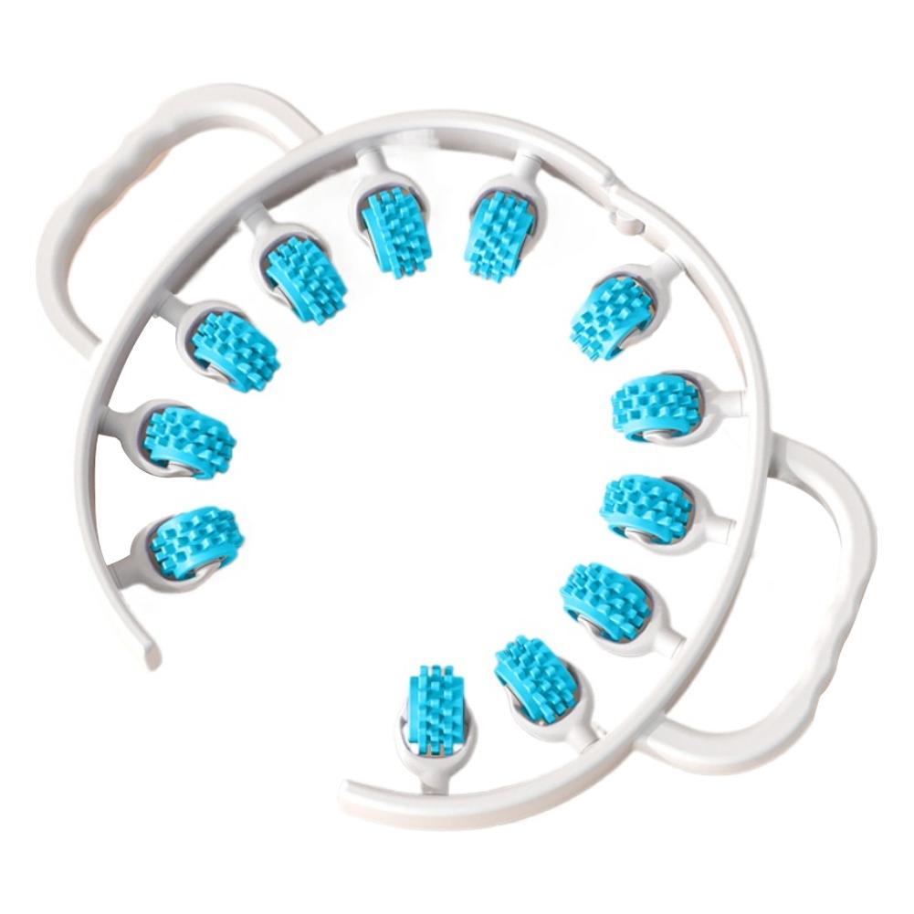 Fully Wrapped Ring Massager Soft Rubber Roller Lymphatic Drainage For Calf Thigh Slimming Fitness Recovery Muscle Relief Tools