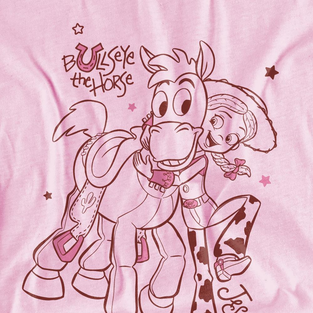 Toy Story 2 Childrens/Kids Jessie & Bullseye Outline T-Shirt