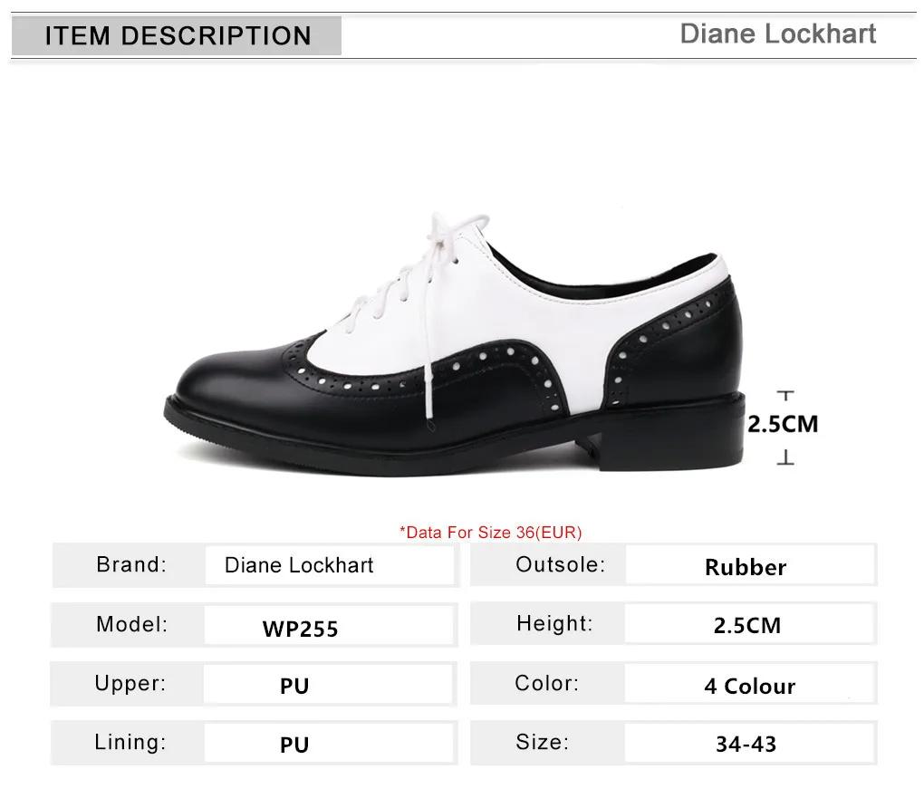 Fashion 2025 Fashion Spring Autumn Oxford Flats Woman Lace-up Round Toe Loafers Leather Derby New British Ladies Thick Heel Shoes 34-43