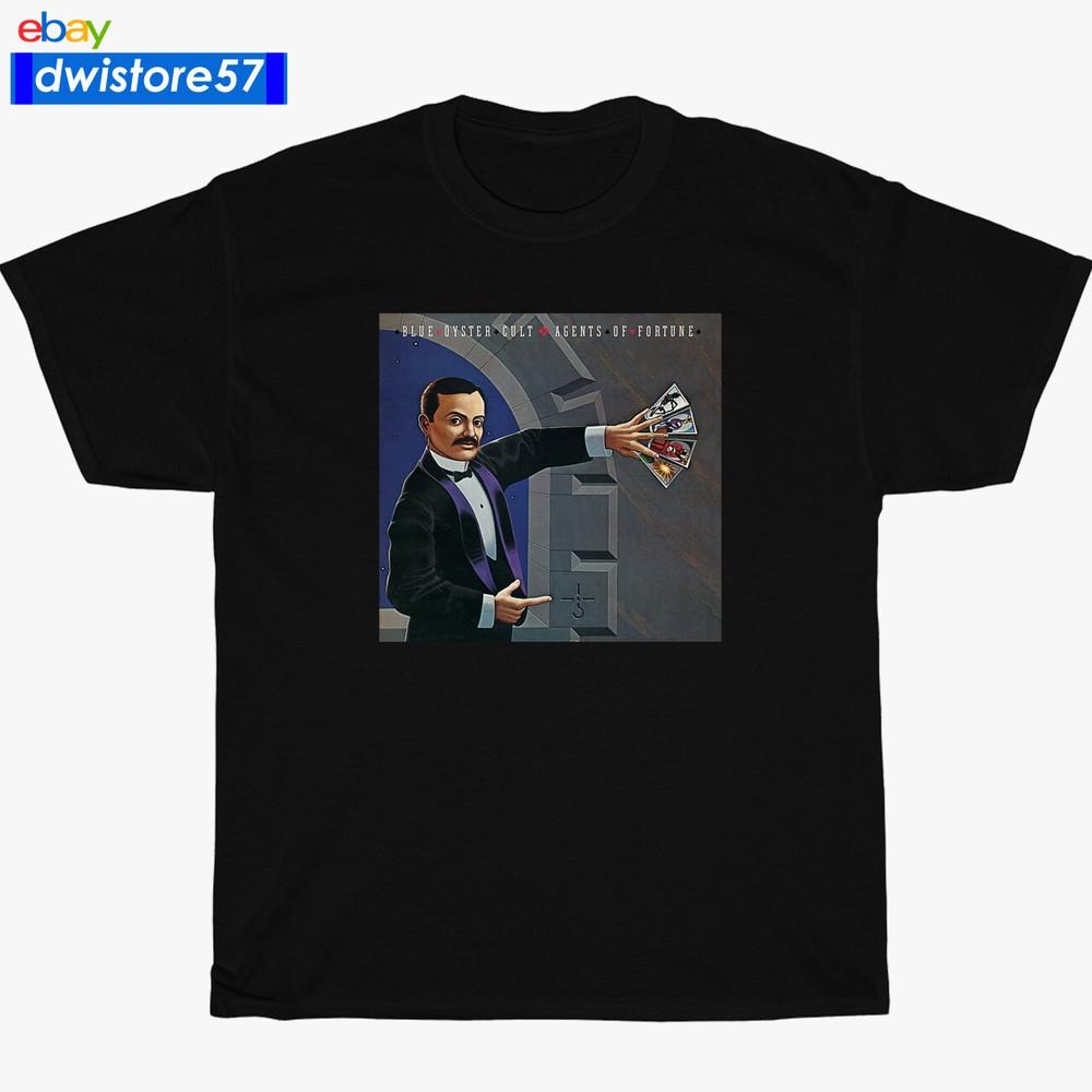 BLUE OYSTER CULT Agents Of Fortune T-Shirt Logo Many Colors S to 5XL Made In USA Unisex T-Shirt XXXXL