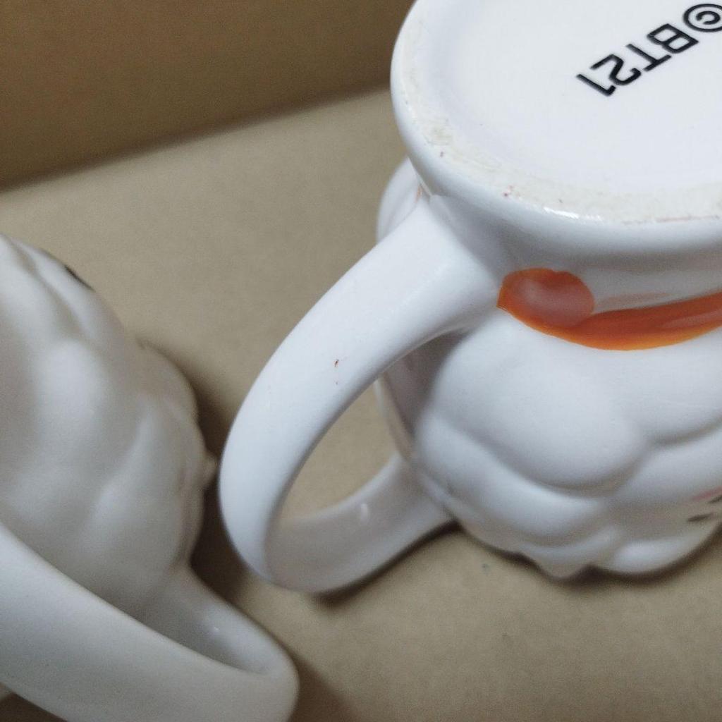 [USED] BT21 BTS Die-Cut Mug RJ 2 pieces