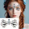 3D Strass Gezichtstattoo Stickers Voor Festival Glitter Make-up Sieraden Sticker Op Gezicht Kristallen Edelstenen Juwelen Diamanten Decoratie