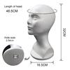 Foam Mannequin Head Female Model Display Stand Wigs Hats Jewelry Glasses Holder Salon Shop Barber Foam Head