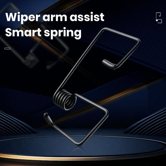 Windshield Wiper Arm Pressure Spring Booster Improved Visibility Universal Easy To Install Car Window Wiper Arm Pressure Spring Kit