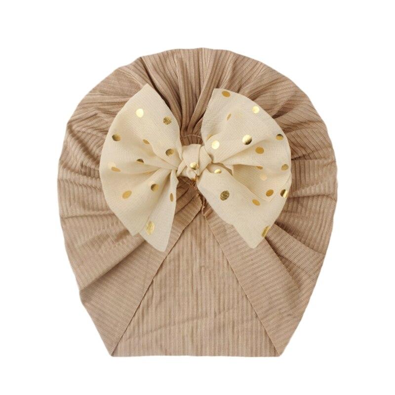 Newborn Infant Baby Turban Toddler Kids Boy Girl Cotton Blends Hat Lovely Soft Cute Bow Knot Beanies Baby Gifts