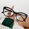 Gradient Color Fashion Tr90 Anti Blue Light Blocking Cat Eye Glasses Frame Women Luxury Designer Eyeglasses Ladies Optical Frame