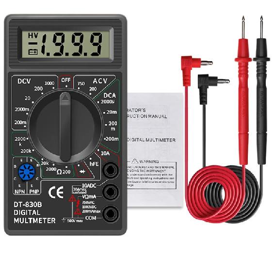 Dt830b Digital Multi-Meter Mini Universal Handheld Multi-Meter Electrical Instrument