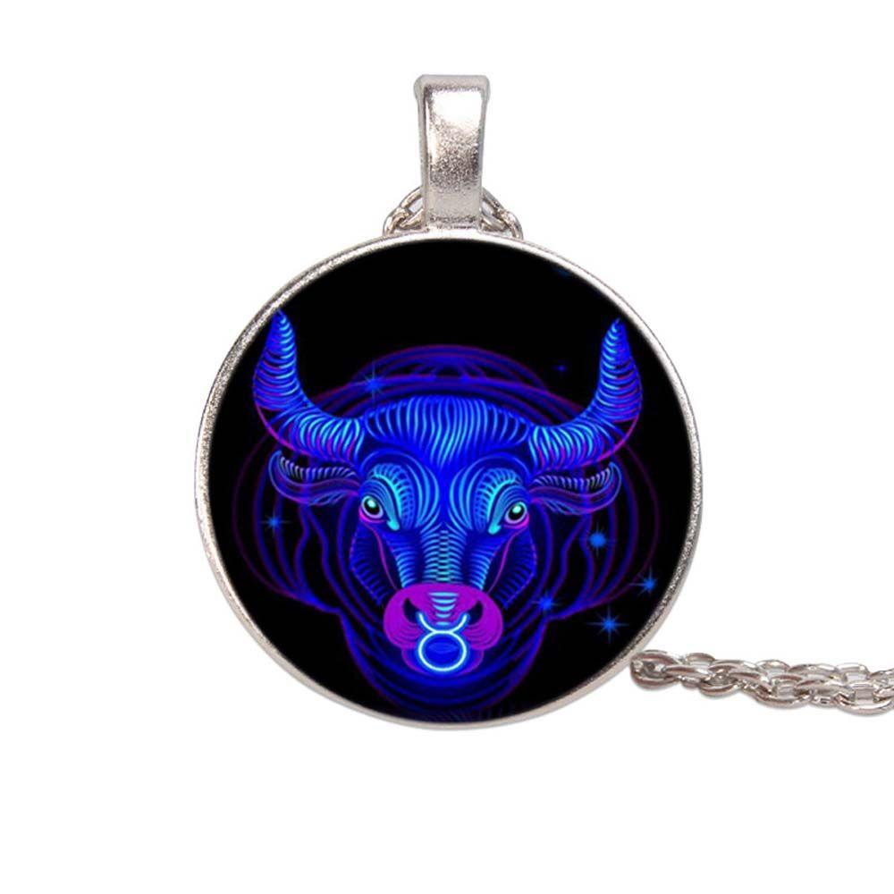 Sagittarius For Women Men Horoscope 12 Constellation Astrology Pendant Decoration Jewelry Necklace