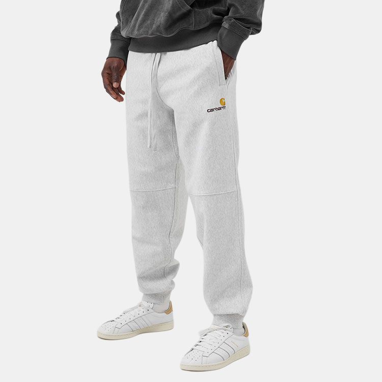 Carhartt WIP Embroidered Logo Loose Fit Casual Knit Sweatpants Men Bottoms I027042-482-XX