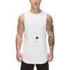 Muscleguys Running Vests Men Space Astronaut Funny Print Bodybuilding Tank Tops Mesh Quick Dry Gym Fitness Sports Workout Sleeveless Shirt