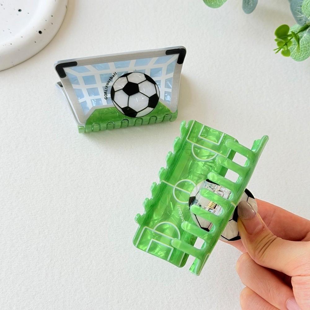Trendy Style Sports Style Claw Clip Creative Design Football Hair Clip  Party