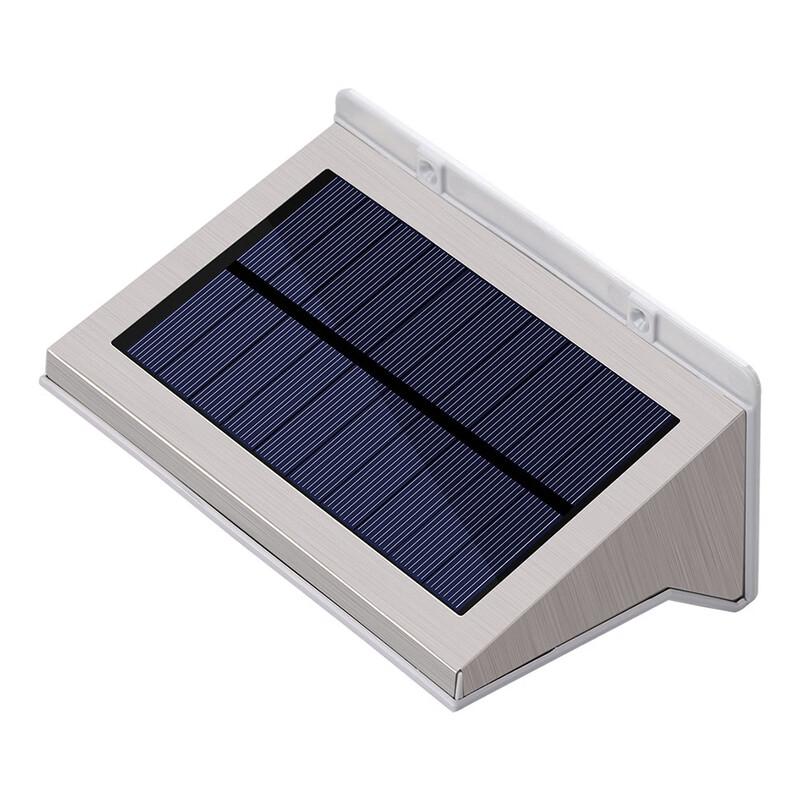 Solar-Powered PIR Motion Sensor LED Wall Light