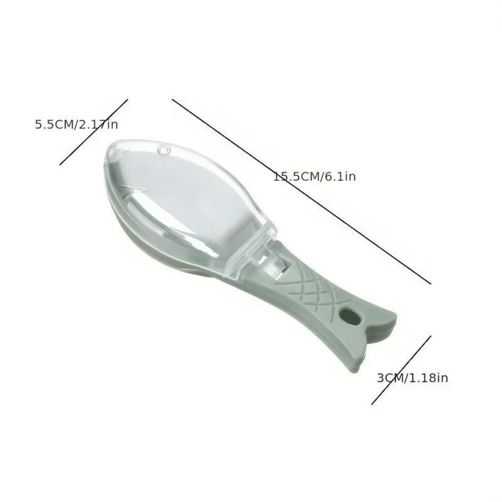 JOYBLISS Fish Scales Graters Scraper Fish Cleaning Tool Scraping Scales Device with Cover Home Kitchen Cooking Fish Tool Kitchen Tools