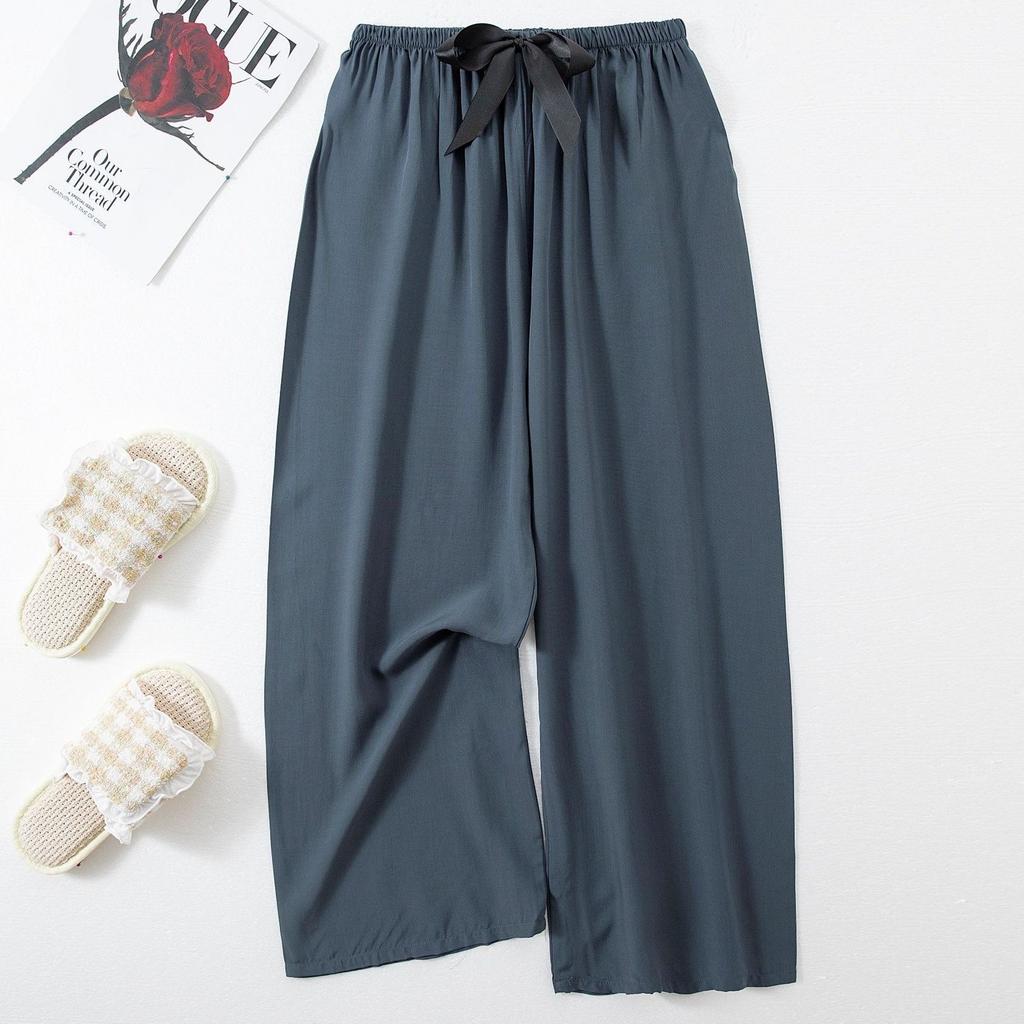 Cotton Silk Pajama Pants for Women, New Summer Style, Thin Cotton Casual Pants, Can Be Worn Outside, Large Size Home Pants