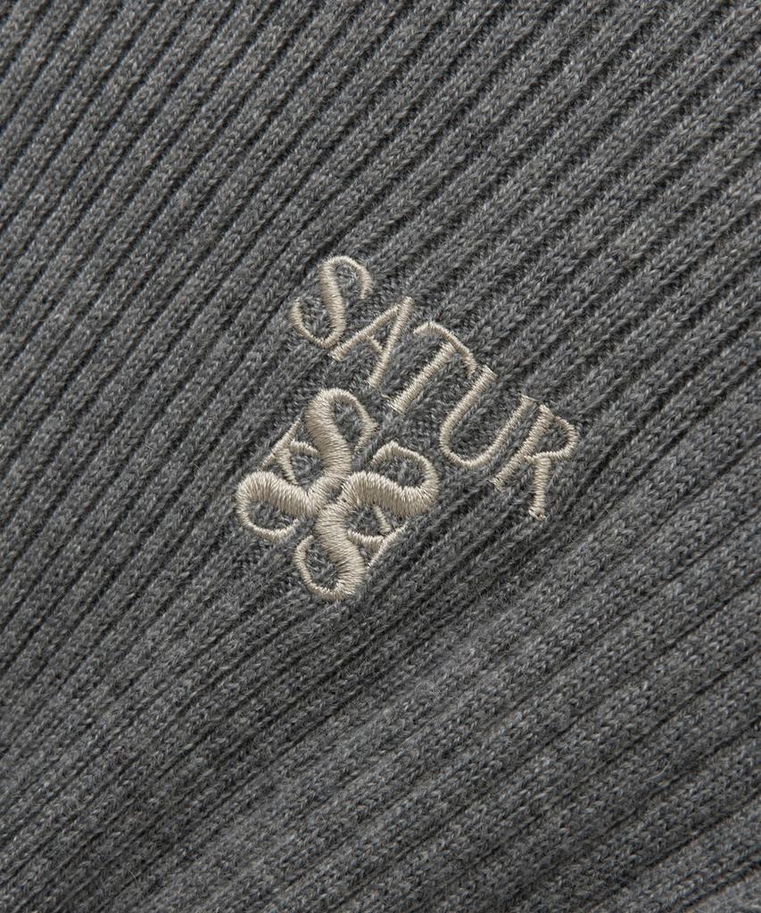 Seteo (W) 2-Way High-Neck Knit Grey