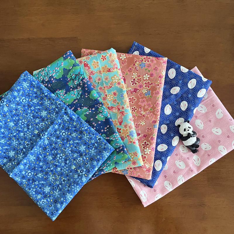 Japanese Style Handkerchief Furoshiki Polyester Material Bento Wrapping Cloth Square Napkin Lunch Wrapping Towel Gift