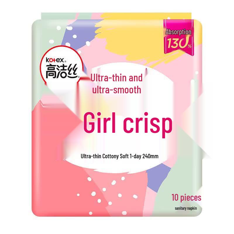 Kotex Young Girl's Sanitary Pads & Pantyliners Set