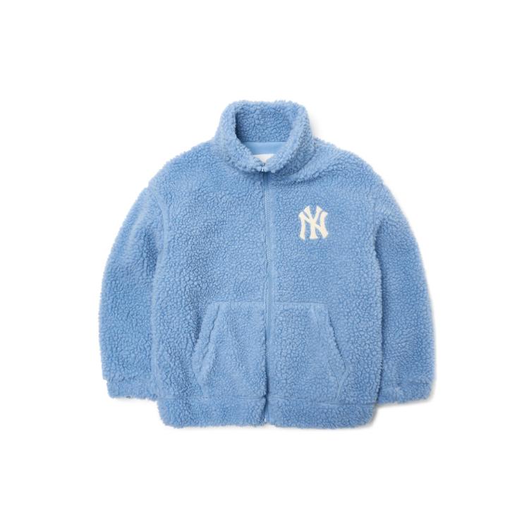 New MLB Velvet Feel Coat Blue Kids' 7AJPF0216-50BLL