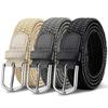Versatile Unisex Woven Elastic Belt Fashionable Canvas Belt For Everyday Wear And Casual Use