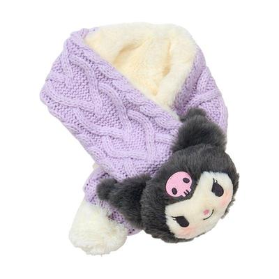 Sanrio KUROMI Kinder Strickschal Japan NEU