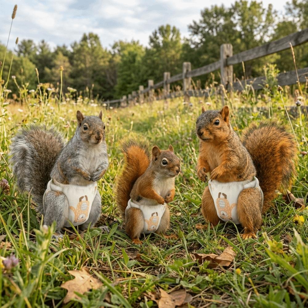 Adjustable Pet Training Pants Breathable Squirrel Underwear For Guinea Pigs, Squirrels