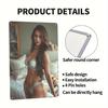 Brand Metal Banshee Wall Art - Sexy Lace Portrait Framed Decor for Living Room Bedroom Kitchen Modern Indoor Home Decoration