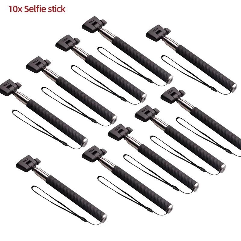 Monpod Selfie Stick Retractable Adjustable Extension Rod For GoPro Hero 13 12 11 10 SJCAM AKASO Insta360 DJI Osmo Action Cameras