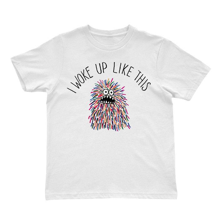 Я проснулся таким Футболка, Смешная Ворчливая Футболка, Футболка с Юмором для Взрослых, Сарказм Женщины S