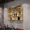 Nordic Metal Wall-Mounted Wine Rack & Glass Holder