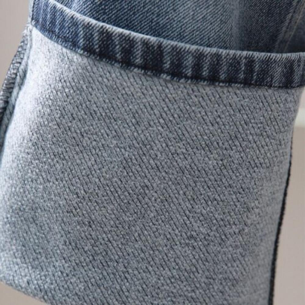 From Heart Women S Blue waShing Fleece Lined Straight jeanS Fd Pn01