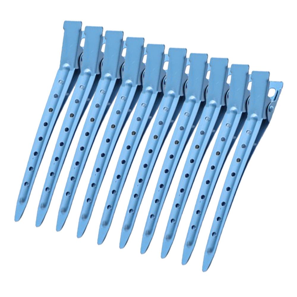 10pcs Metal Duckbill Clip Curly Hairpin Barrettes Hairstyle Hair Styling Clips Clamps Haircut Hairclip Tool Fluffy Hair Barrette