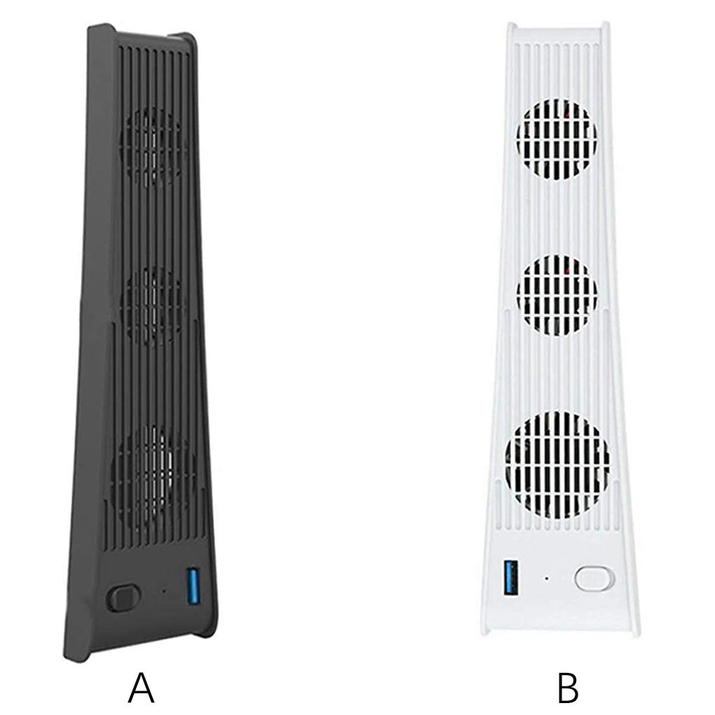 Game Console Cooler Plastic Game Host Cooling Fan Play Station Cooler Replacement for DE/UHD