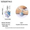 copper Adorable Cute Crystal Cat and Dog Pendant Charm Compatible With Authentic Charm Bracelets Women Do It Yourself Jewellery Gift