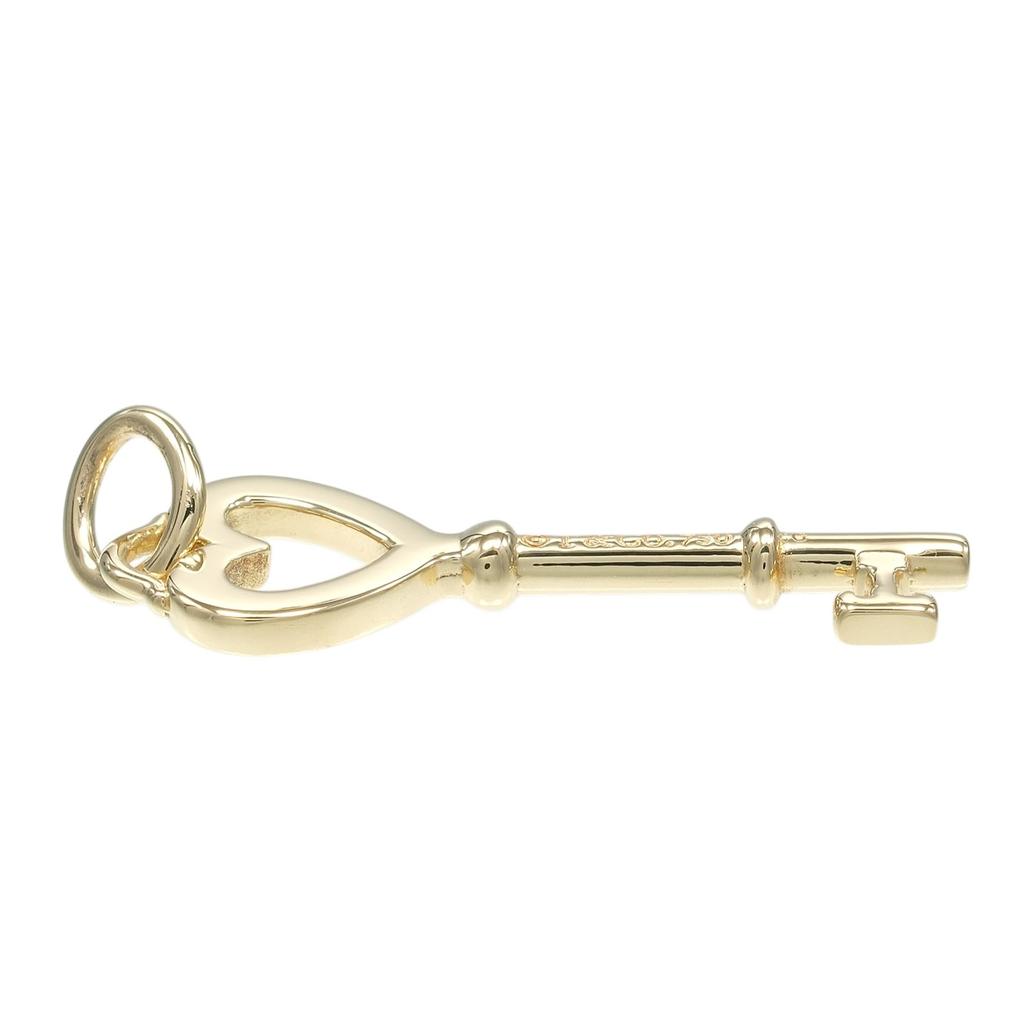 TIFFANY&Co. Heart key Pendant top K18 yellow gold 2.26g Women Used
