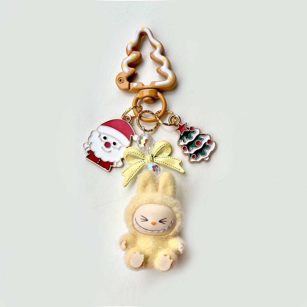 Flocking Mini Baby-free Keychain Vinyl Cute Baby Walking Bag Mobile Phone Pendant Cute Pendant
