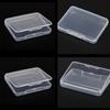 5Pcs Plastic Transparent With Lid Storage Box Collection Container Case Part Box