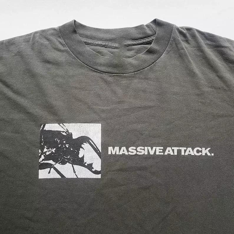 Massive Attack Band Tour 90s T Shirt Full Size S-5XL D100 Unisex T-Shirt M
