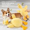 Funny Duck Dog Toy for Relaxation and Self-Entertainment Talking Pet Toy with Fur Dog Toy Dolly