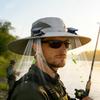Stylish New Solar-Powered Fan Hat Men's and Women's Bucket Hats Outdoor Camping and Fishing Hat with USB Charging A Summer Must-Have