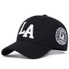 Unisex Baseballové čepice Snapback s výšivkou písmen LA Jaro a Podzim Venkovní Nastavitelné Ležérní Čepice Ochrana proti slunci