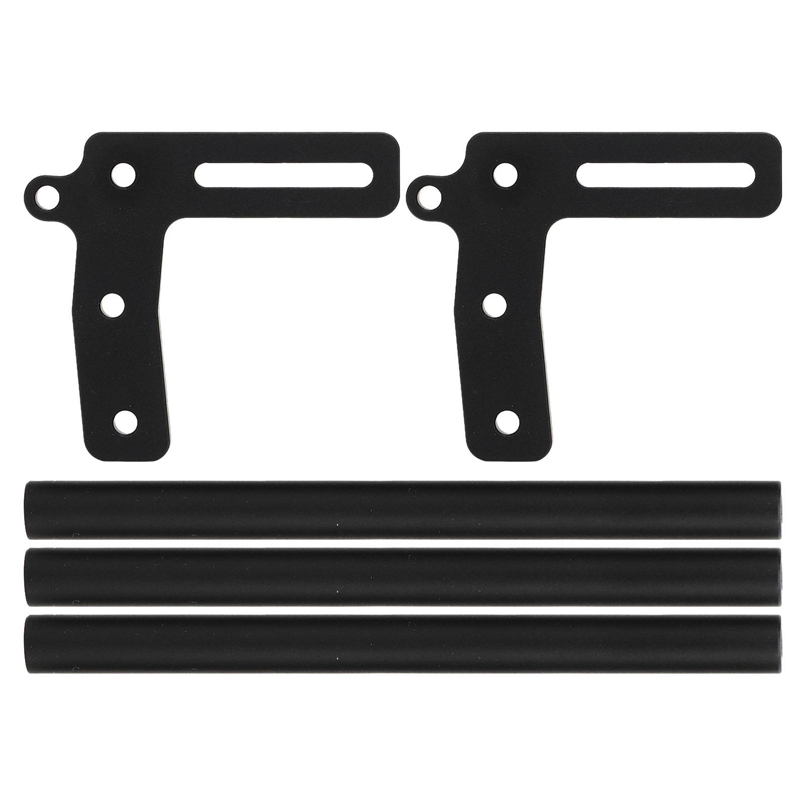 

RC Front Bumper Aluminum Alloy Model Car Front Bumper Replacement for 110 RC Car Black