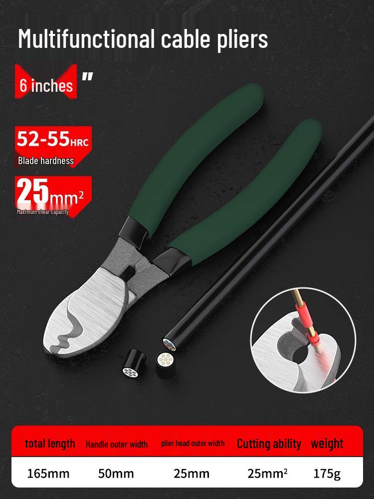 HX-50B Copper Lug Wire Crimping Pliers for SC/JG/UT/OT Terminals