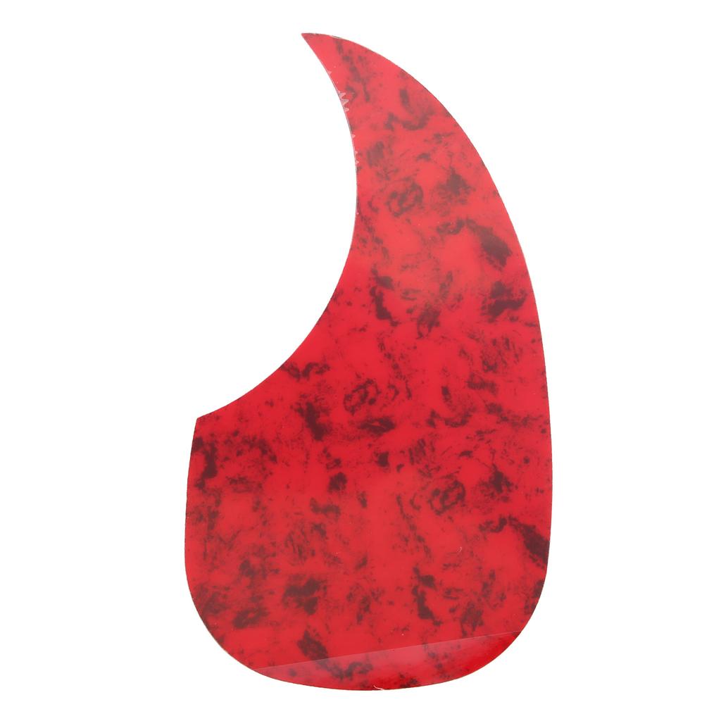 2Pcs Acoustic Guitar Pickguard Folk AntiScratch Guard Plate Replacement for 3841in Celluloid(Red Tortoise Color Water