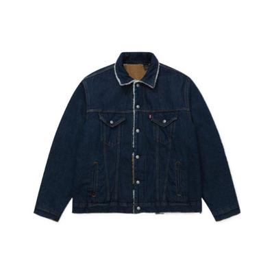 Levis FW22 Pocket Flap Long Sleeve Denim Jacket Men Jackets Blue A3176-0000
