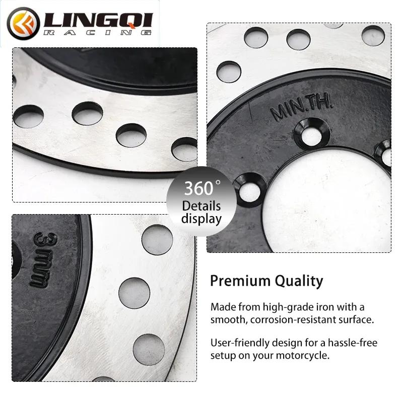 LINGQI RACING 160mm Bremsscheibe Bremsbeläge Links Rechts Bremssystem Für 150cc 200cc ATV Roller Quad Go-Kart Buggy UTV